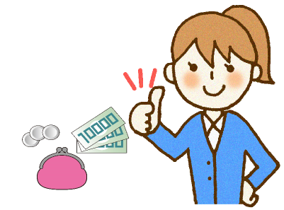節約する主婦